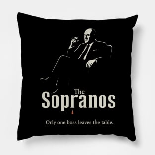 The-sopranos / shilouette Pillow