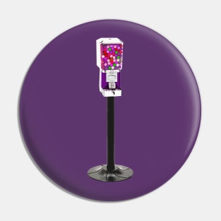 Gumball Machine Sour Violet Pin