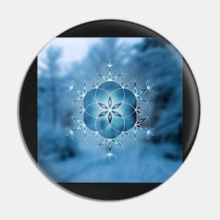 Magic Winter | Sacred Geometry Pin