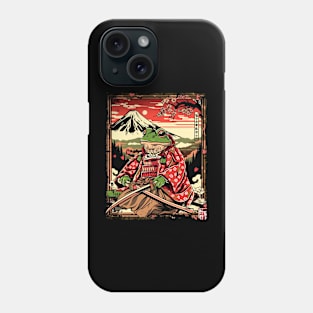 Frog Samurai Japanese Art Phone Case