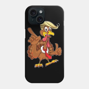 Make Thanksgiving Great Again Funny Trump Turkey Phone Case