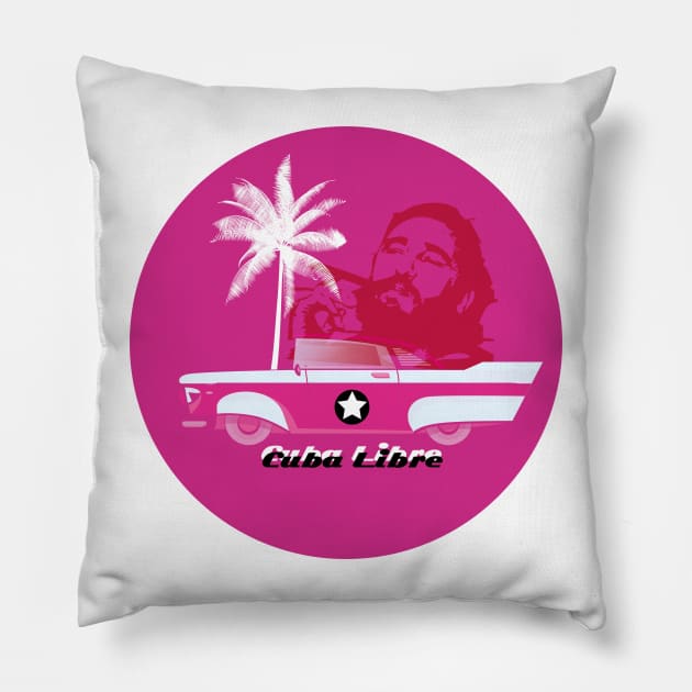 Free Cuba - Cuba Libre Pillow by Allbestshirts