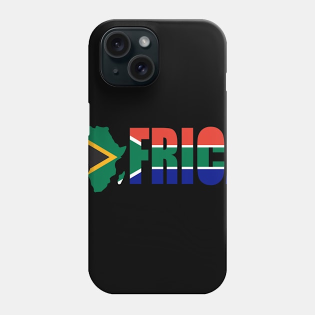 Vibrant South African Flag in African Continent Design Gift Idea Phone Case by c1337s