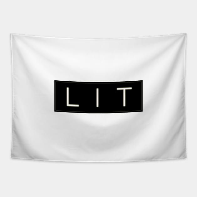 It's Lit Tapestry by Melu