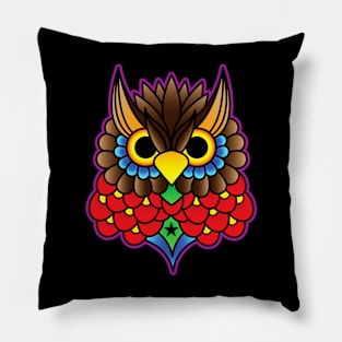 Owl Colorful Pillow