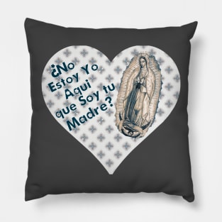 Spanish Our Lady of Guadalupe Virgin Mary Sepia Pillow