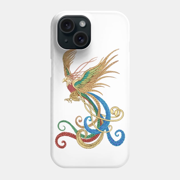 Phoenix Rising Phone Case by Old World Opus