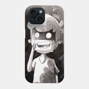 Hiding behind the smile Phone Case