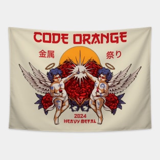 code orange Tapestry