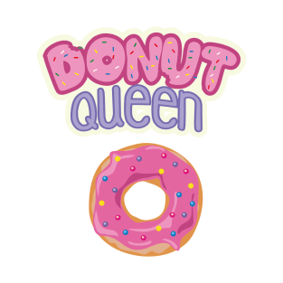 Donut Queen Queen gift Christmas bake baker baking T-Shirt