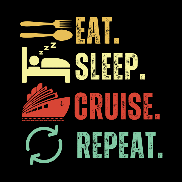 Eat Sleep Cruise Repeat by aesthetice1