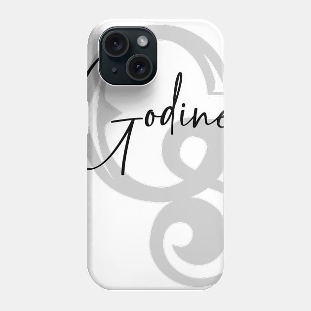 Godinez Second Name, Godinez Family Name, Godinez Middle Name Phone Case by Huosani