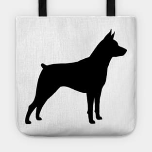 Miniature Pinscher Silhouette(s) Tote