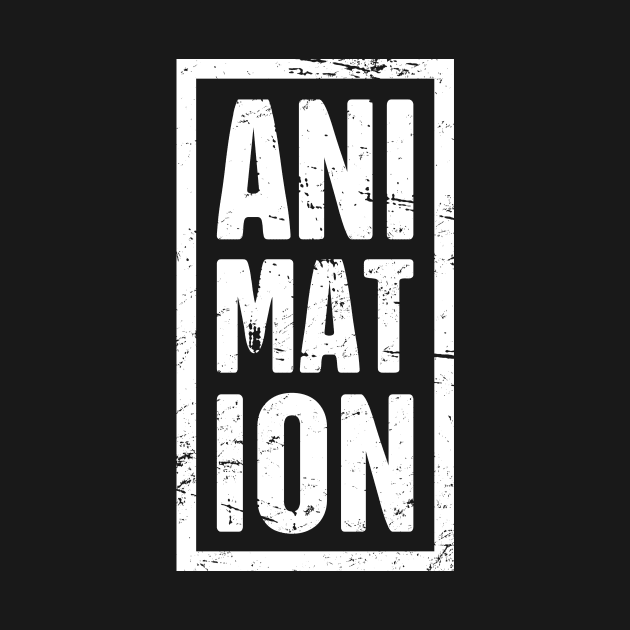 Distressed ANIMATION Text | Design For Animators by MeatMan