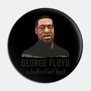 Memory George Floyd Justice For Floyd Black Lives Matter Pin