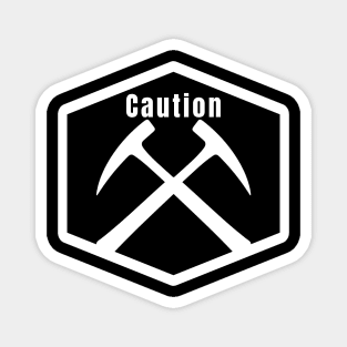 Funny - Caution Rockhound Crossing - Geology Magnet