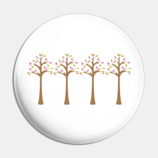 Whimsical Trees Pin