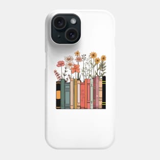 Flowers Books Phone Case