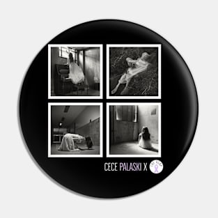 Artist Special - Cece Palaski (light) T-Shirt B&W Pin