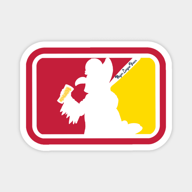 Fredbird Mascot Major League Brews Magnet by Major League Brews 