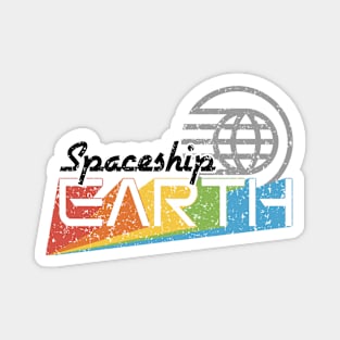 Spaceship Earth - Distressed Magnet