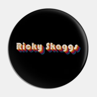 retro vintage Ricky Skaggs Pin