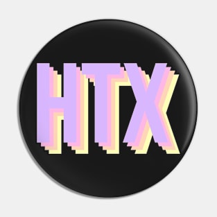 HTX purple sunset Pin