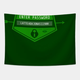 Felicity Smoak - Enter Password - LATTE ADA JONAS 11900 Tapestry