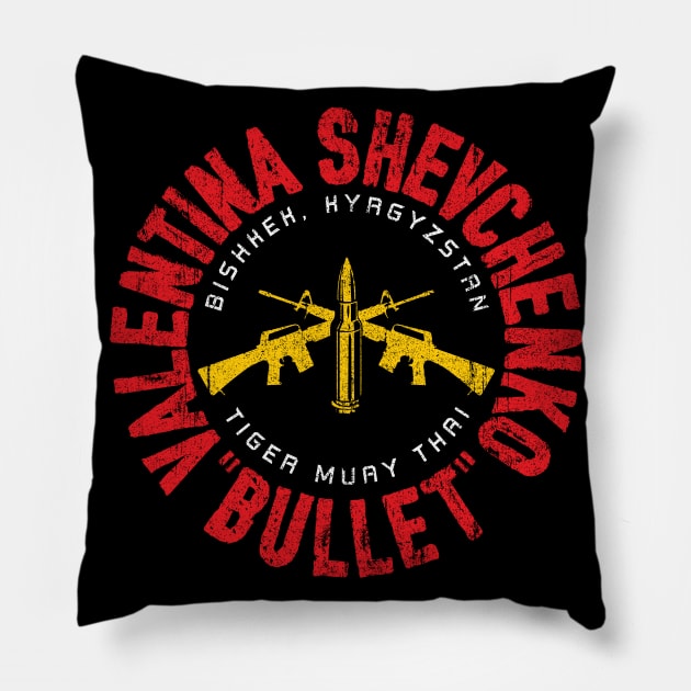 Valentina Shevchenko Pillow by huckblade