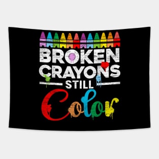 Broken Crayons still color Tapestry