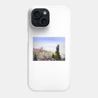 The Alhambra, Granada in November Phone Case