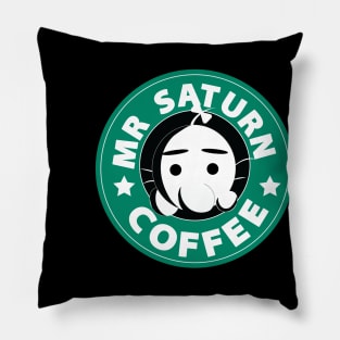 Mr. Saturn Coffee Pillow