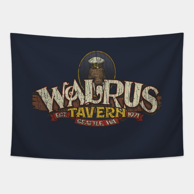 Walrus Tavern Seattle 1971 Tapestry by JCD666