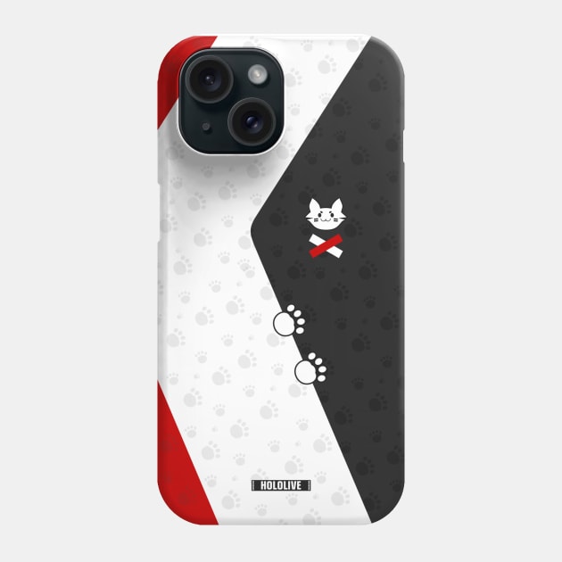 Hololive JP Ookami Mio Hoodie Version Phone Case by naderu