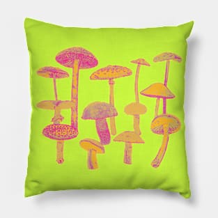 Psychedelic Mushrooms Pillow