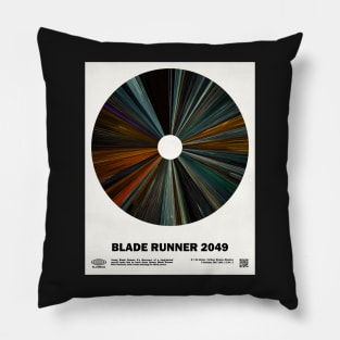 minimal_Blade Runner 2049 Warp Barcode Movie Pillow