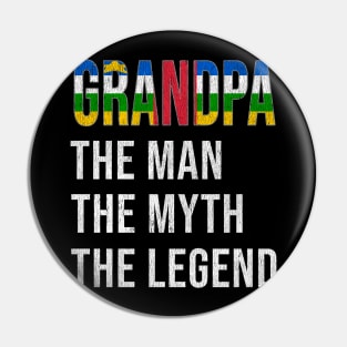 Grand Father Central African Grandpa The Man The Myth The Legend - Gift for Central African Dad With Roots From  Central African Republic Pin