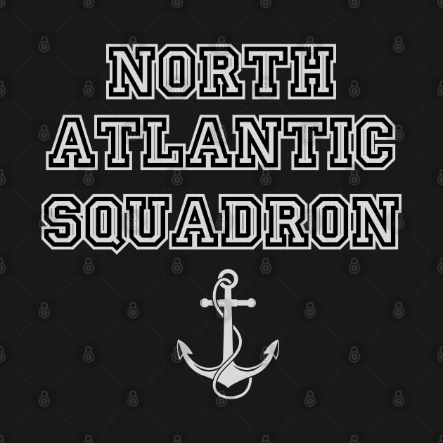 Navy T-SHIRT North Atlantic Squadron Fouled Anchor T-Shirt by SailorsDelight