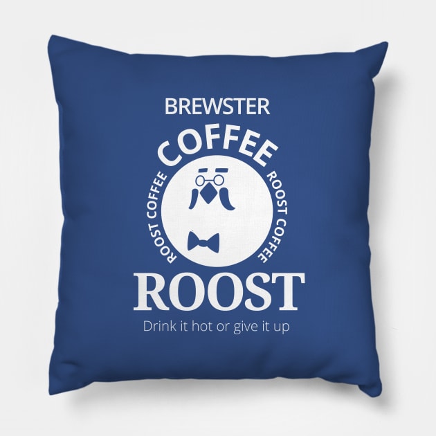 BD010 Roost Coffee Pillow by breakout_design