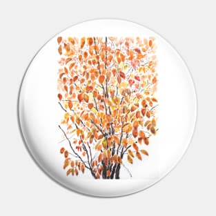 orange and yellow autumn cherry tree Pin