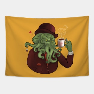 Tea Time with Cthulhu Tapestry