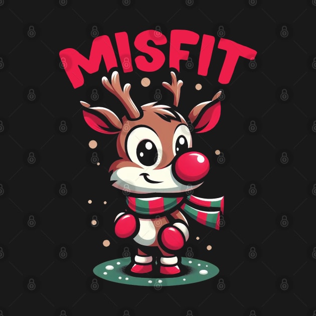 Misfit Reindeer - Rudolph the Red-Nosed by Trendsdk