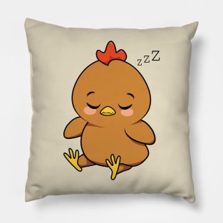 Brown Chicken Pillow