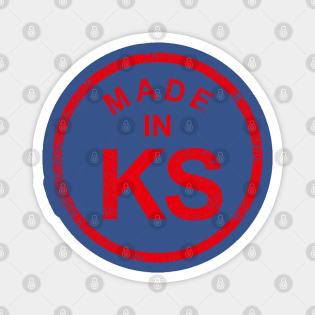 MADE IN KANSAS Magnet by LILNAYSHUNZ