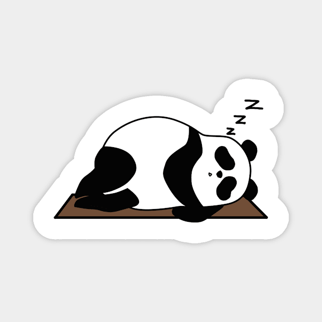 My favorite yoga pose - funny panda Magnet by MasutaroOracle