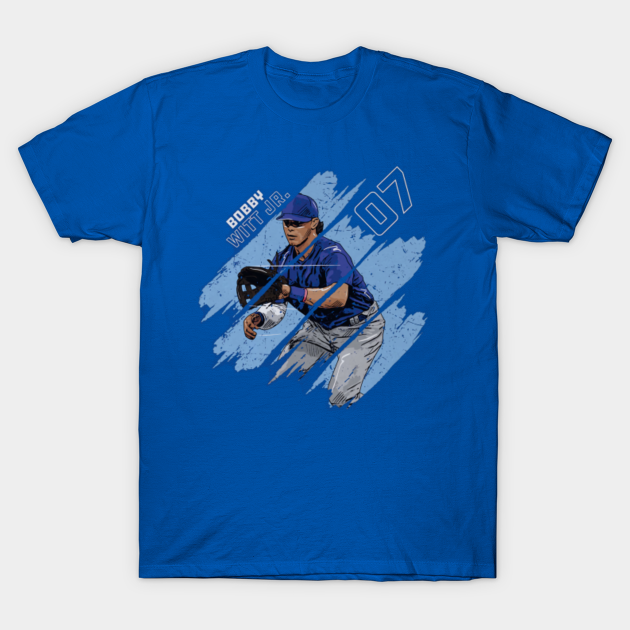 Bobby Witt Jr. Kansas City Stripes - Bobby Witt Jr - T-Shirt | TeePublic