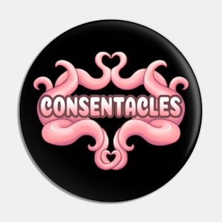 Pink Consentacles Pin