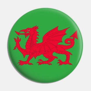 Cadwaladr the Red Dragon Pin
