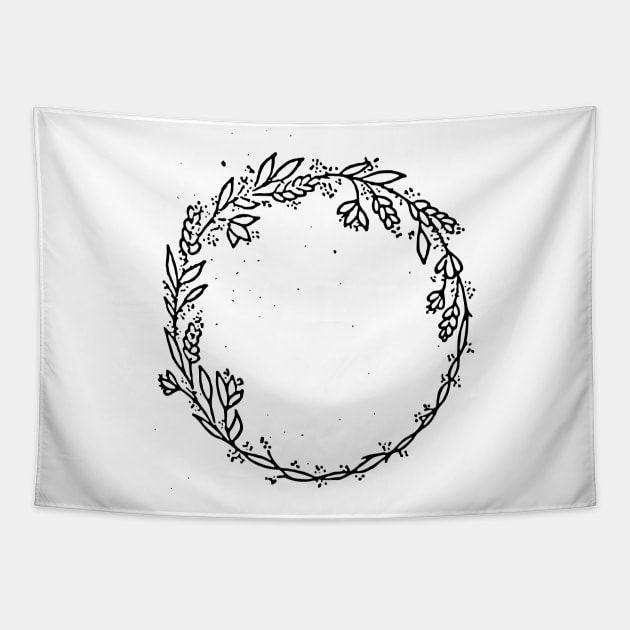 wreath Tapestry by xam