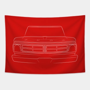 1971 Ford F-100 - front stencil, white Tapestry